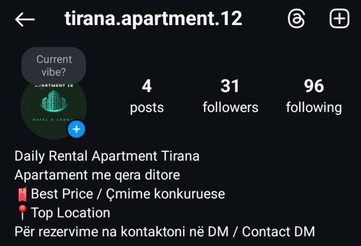 Tirana Center Apartment 12 Bagian luar foto